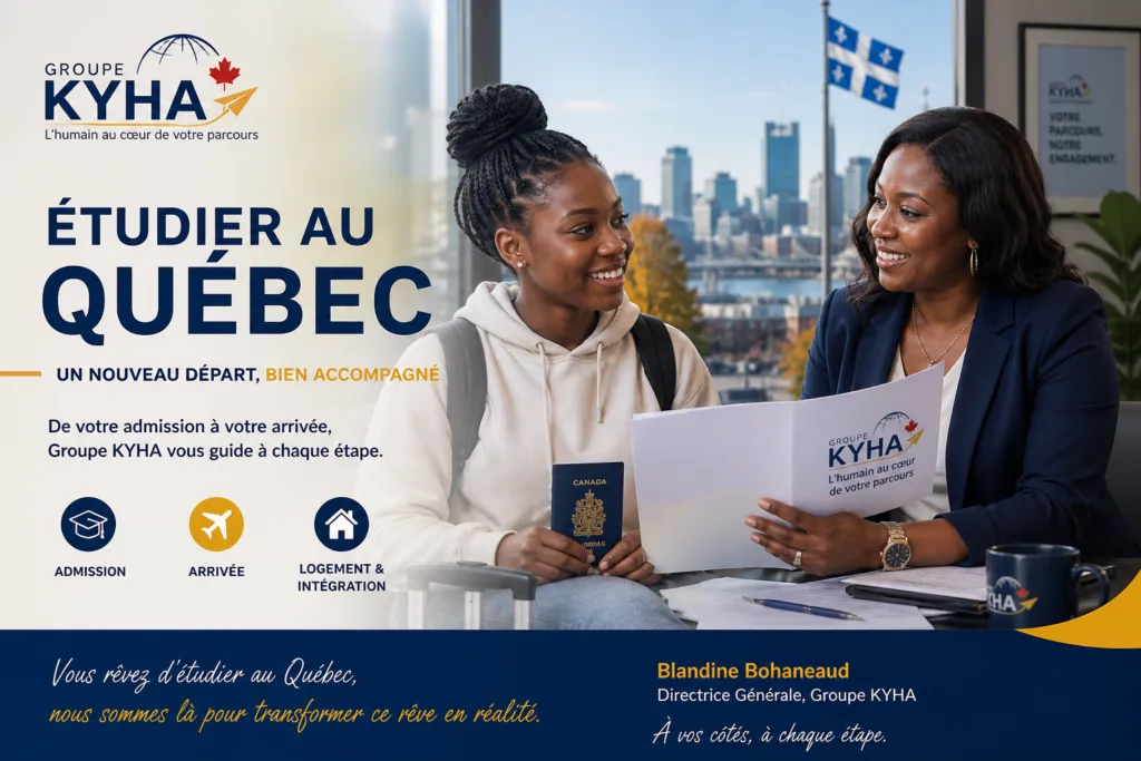 Étudier au Québec : comment Groupe KYHA accompagne les étudiants francophones de A à Z